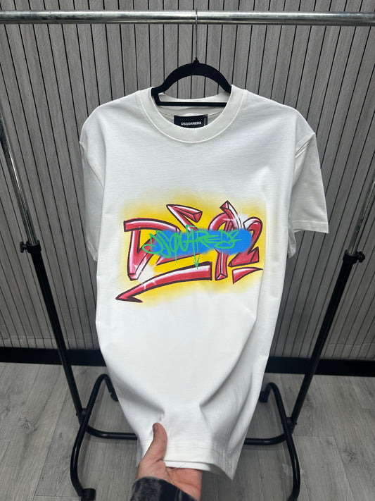 Tricou barbat SDQ2 Alb