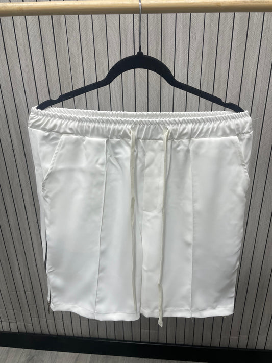 Pantaloni barbat cu snur Alb