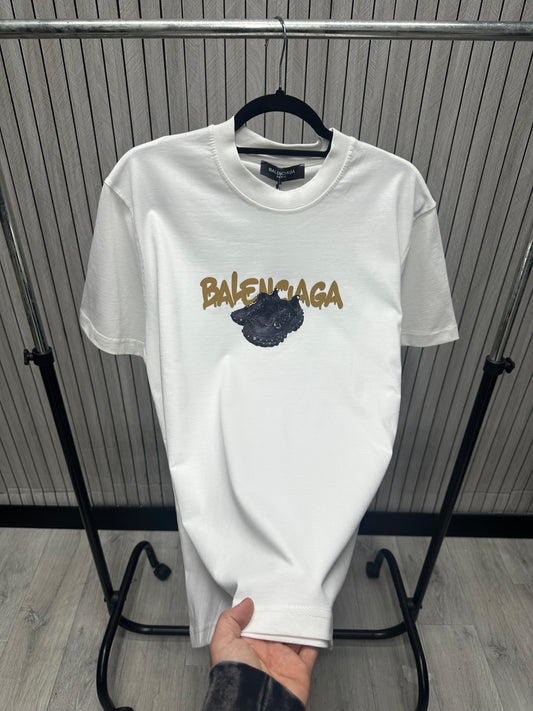 Tricou barbat Balenci Alb