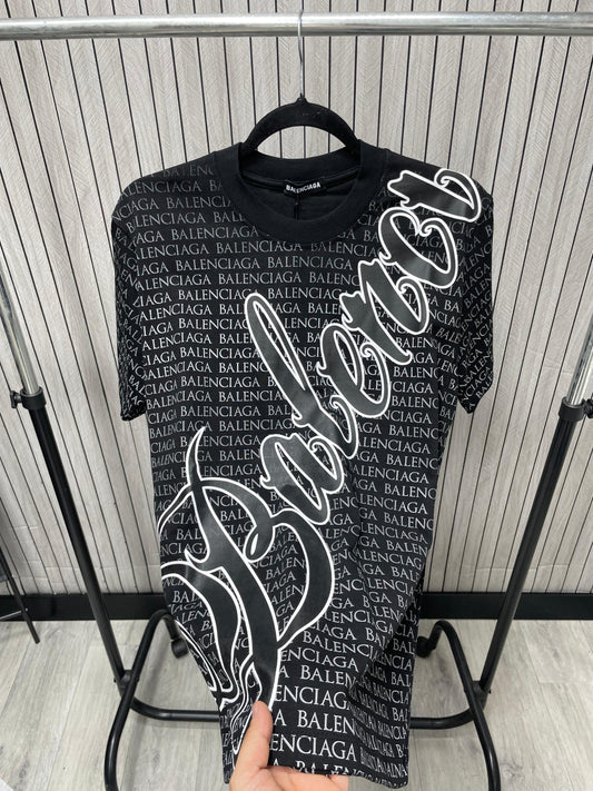 Tricou barbat Balenci Negru