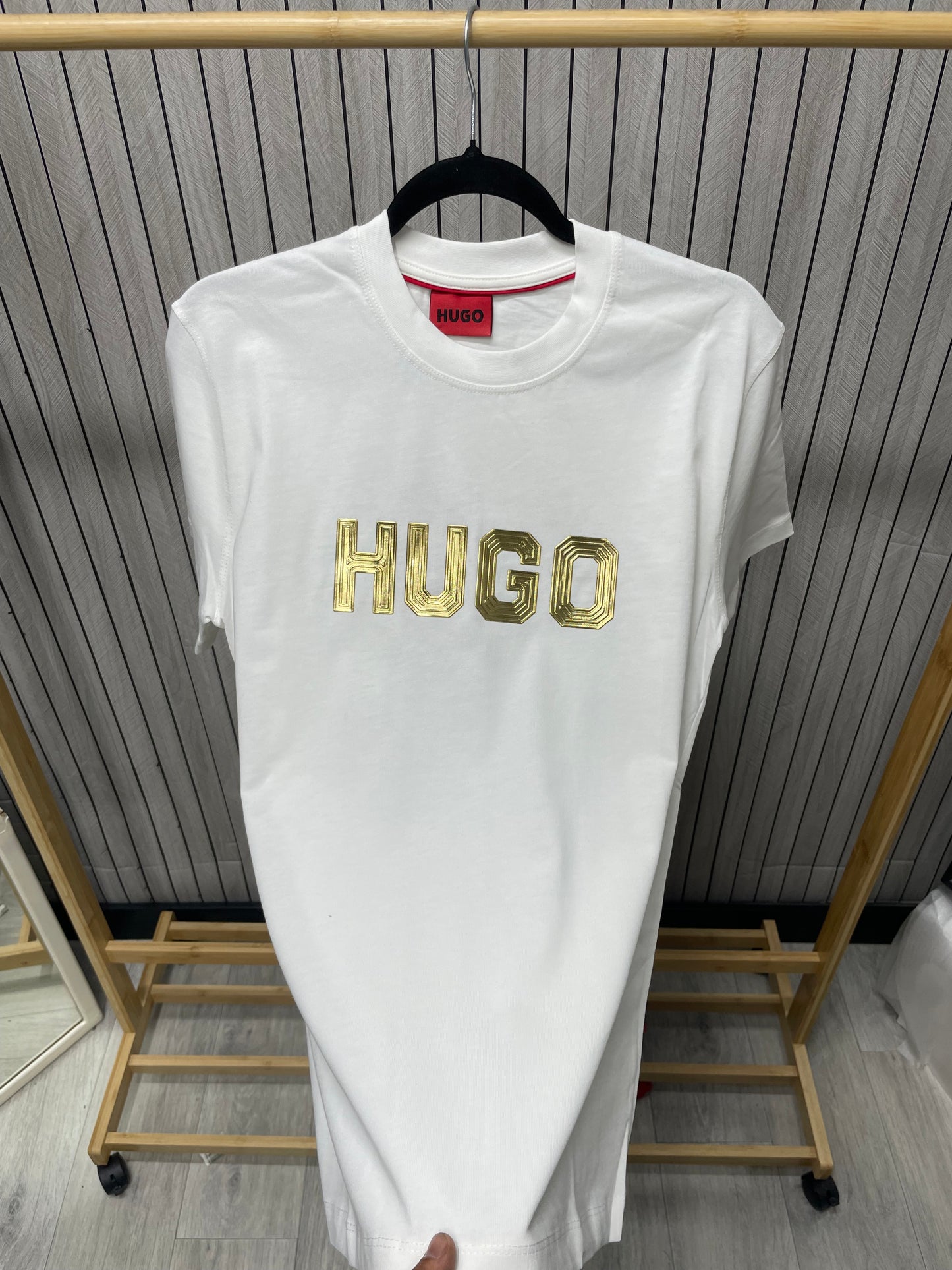 Tricou Barbat Hu Alb Gold