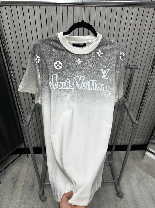 Tricou barbat LousVu White Grey