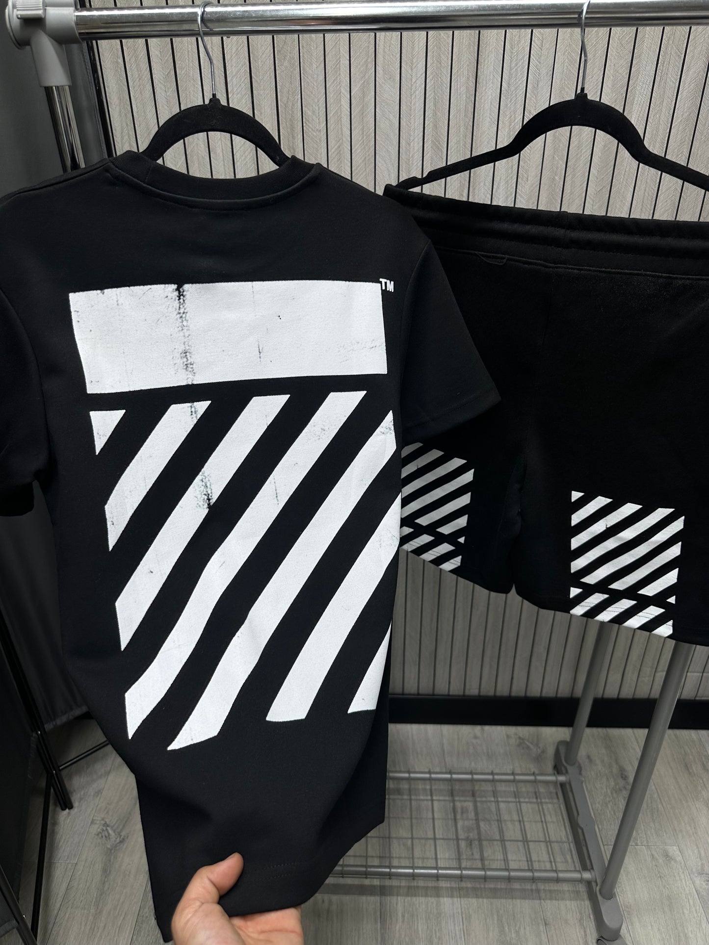 Compleu Barbat OFW Black White