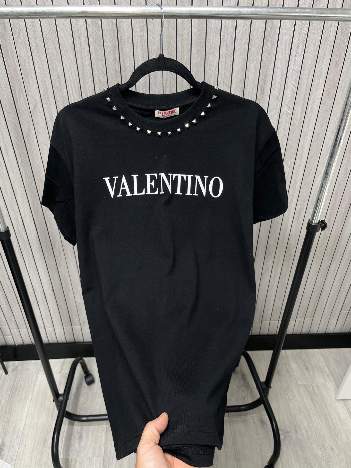 Tricou barbat VLTN Negru