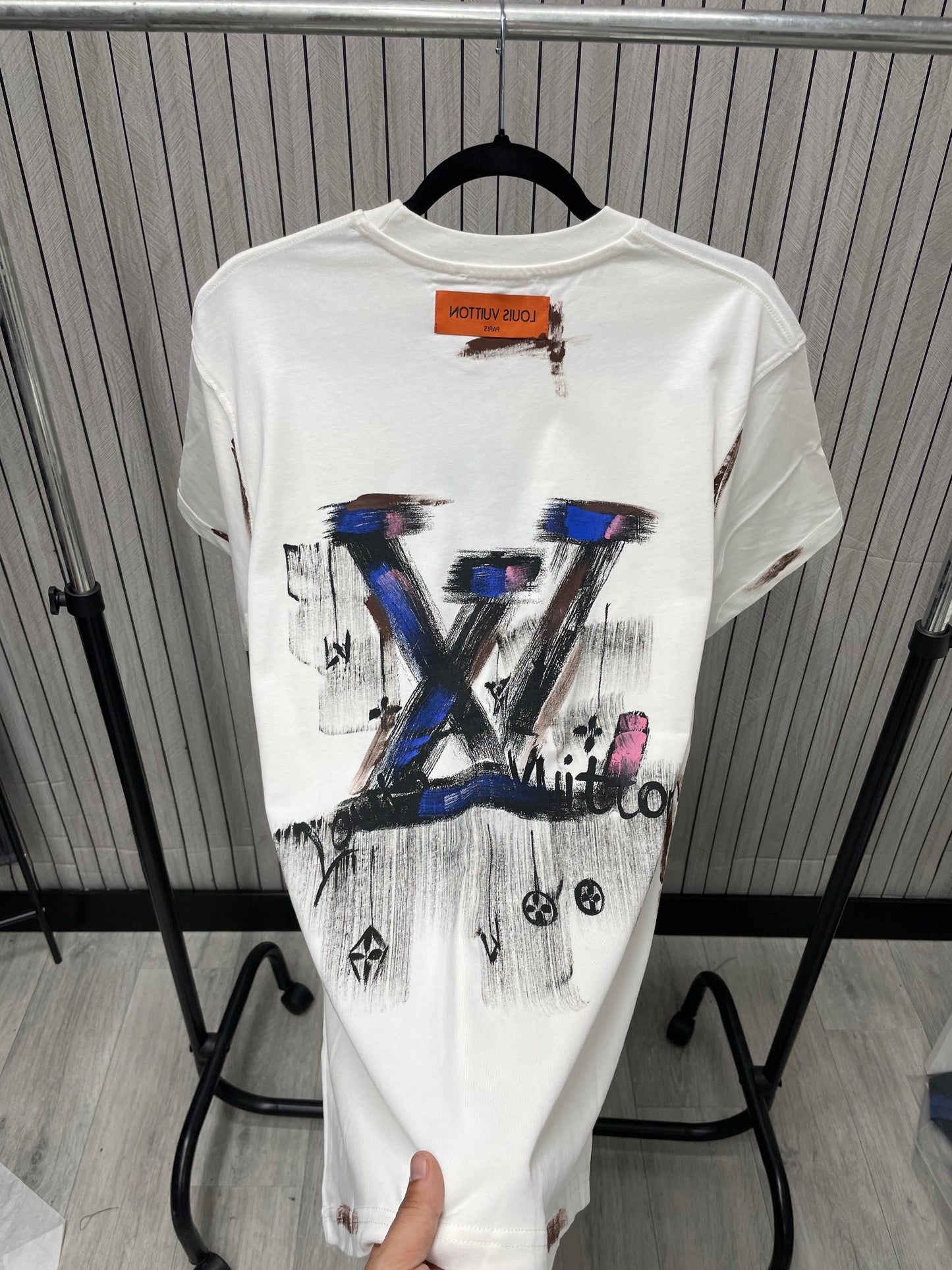 Tricou barbat VAL Alb