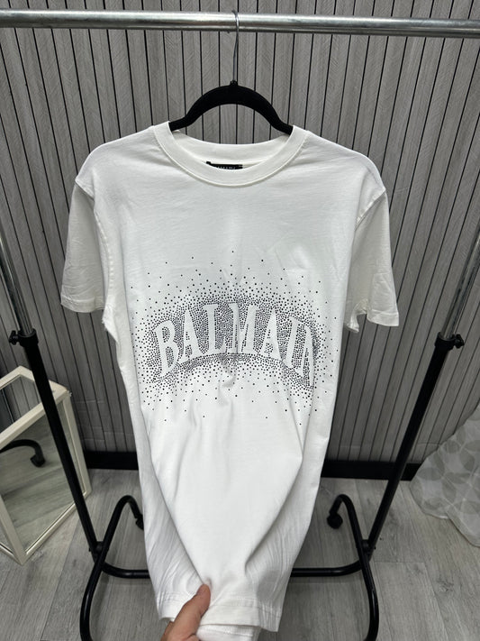 Tricou Barbat Bain Alb