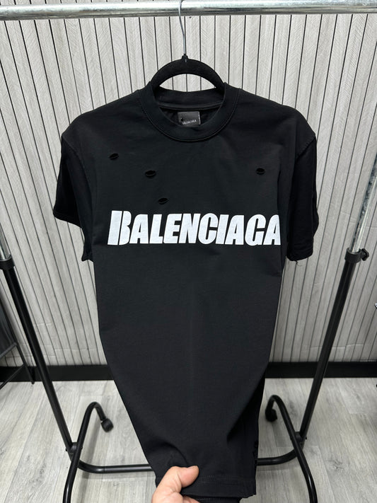 Tricou barbat BG Negru Ripped