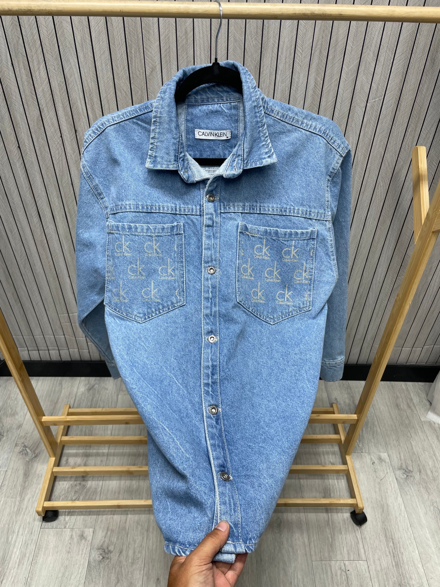 Jacheta barbat denim KN Blue