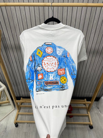 Tricou Barbat D’nest Alb