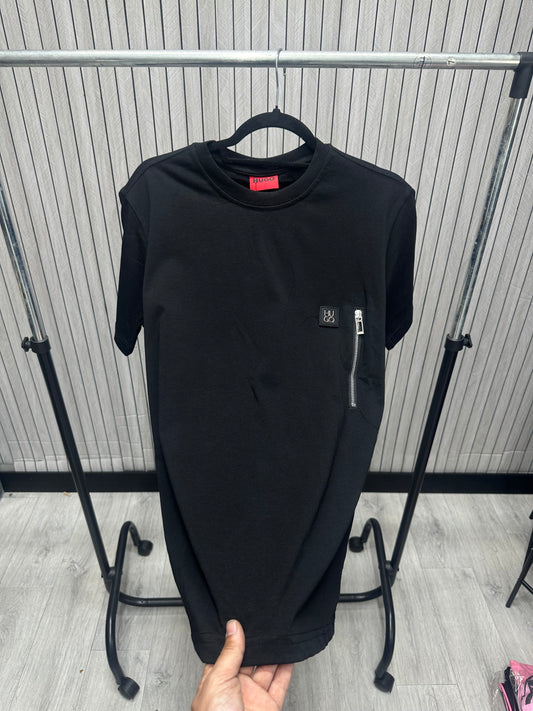 Tricou barbat HG Black Zipper