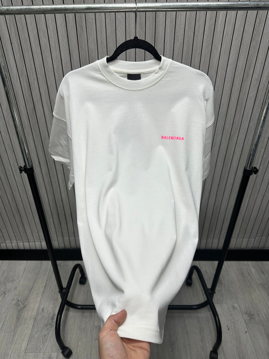 Tricou barbat BAL WhitePnk