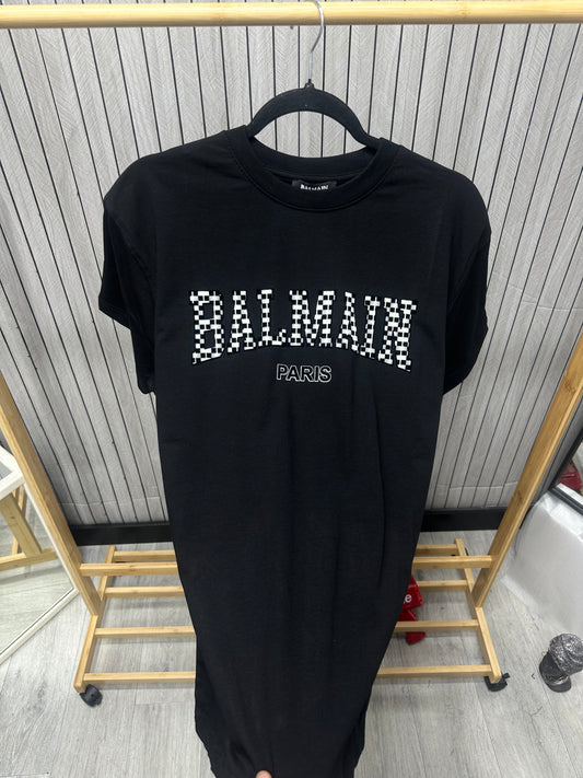Tricou Barbat Almin Alb Negru