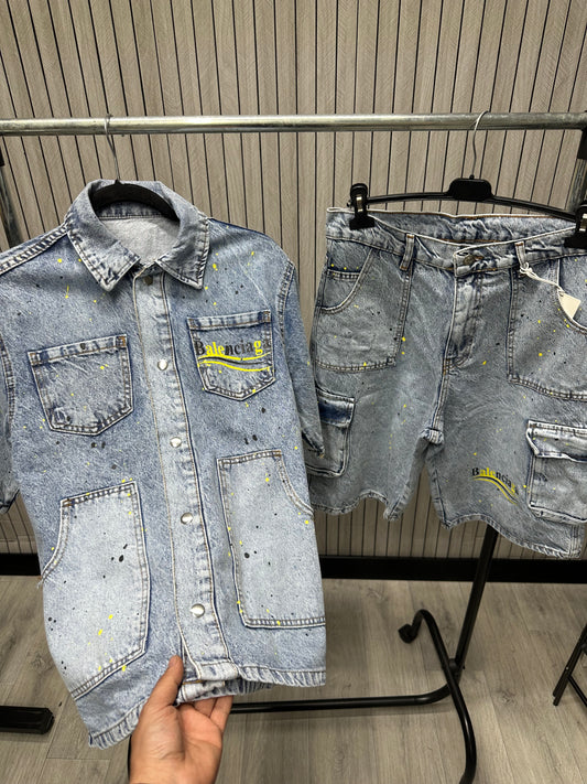Compleu Barbat BGA Denim Wht