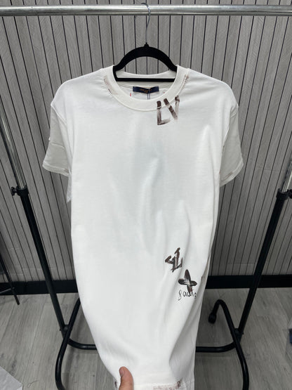 Tricou barbat VAL Alb
