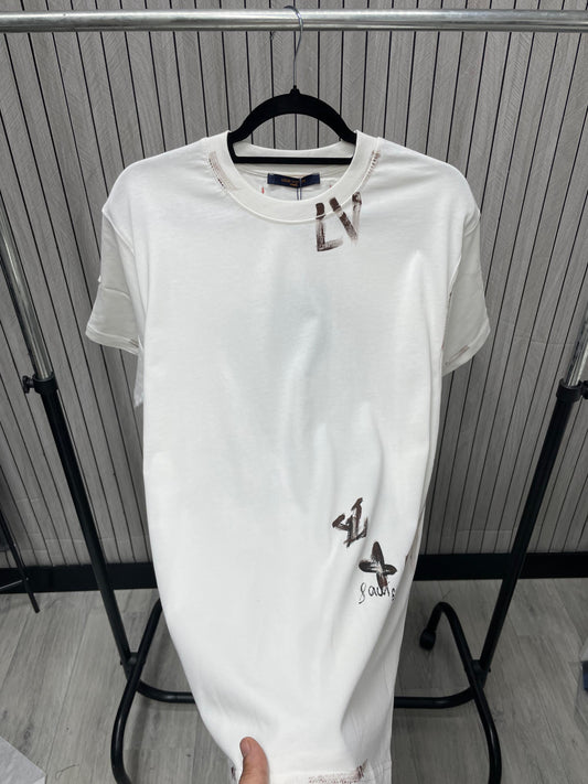 Tricou barbat VAL Alb