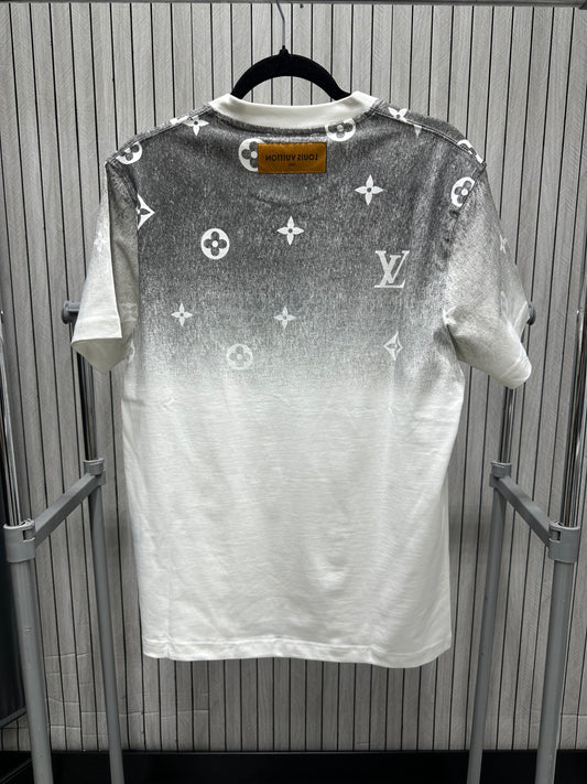 Tricou barbat LousVu White Grey