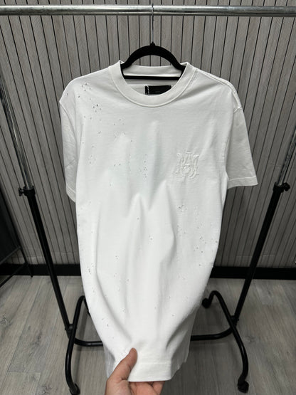 Tricou barbat RIA White Ripped
