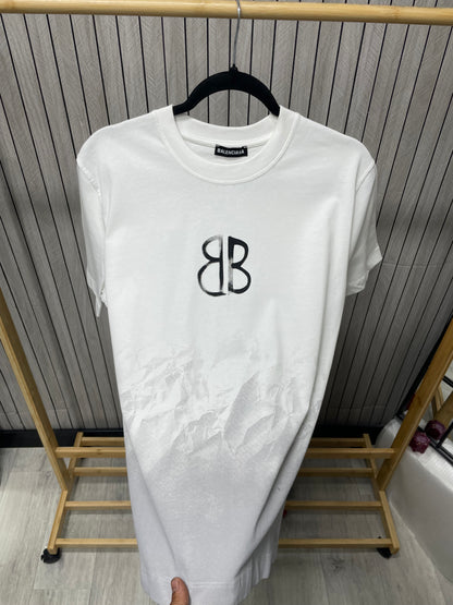 Tricou Barbat Bab Alb Gri