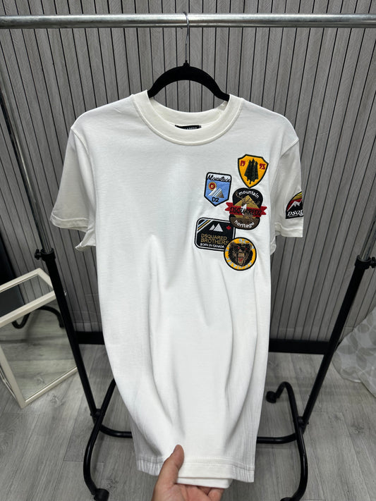 Tricou Barbat D2 Alb