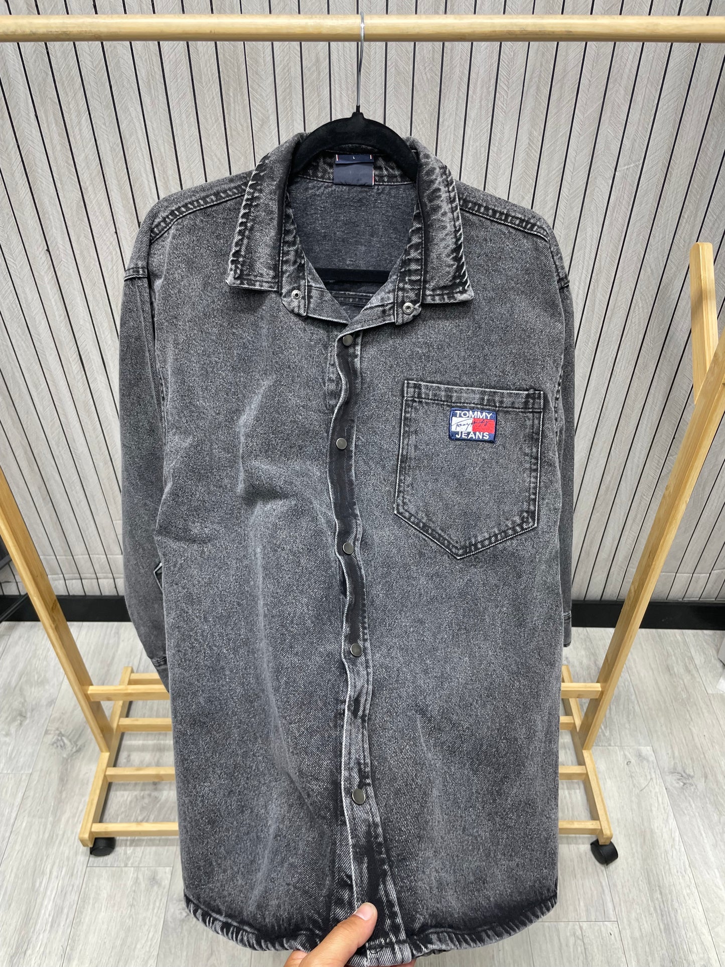 Jacheta barbat denim TM Gri