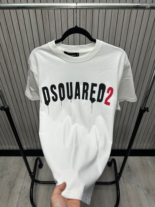 Tricou barbat Q2 Alb
