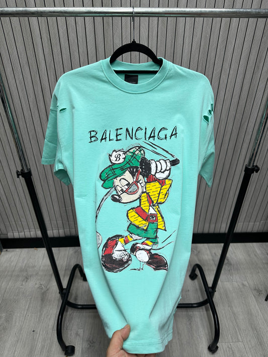 Tricou barbat AB Turcoaz Ripped