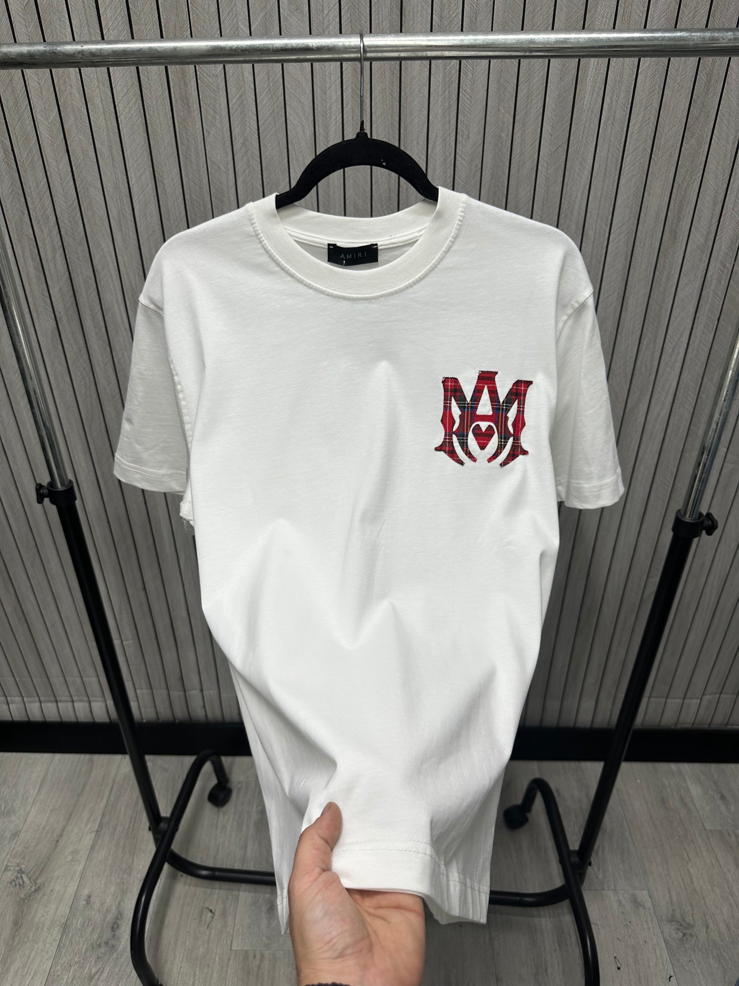 Tricou barbat AMR Alb