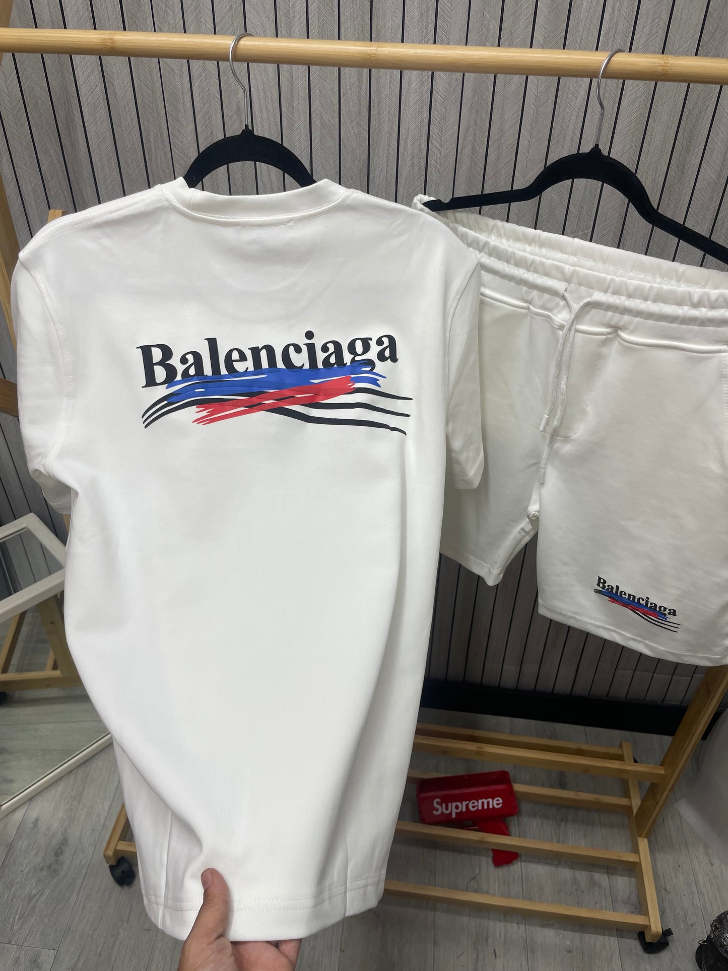 Compleu Barbat Lencig Alb