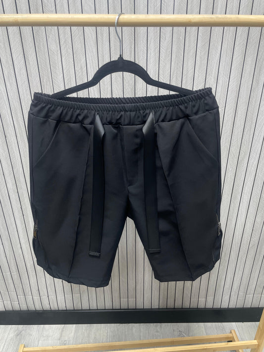 Pantaloni barbat cu snur Negru 02