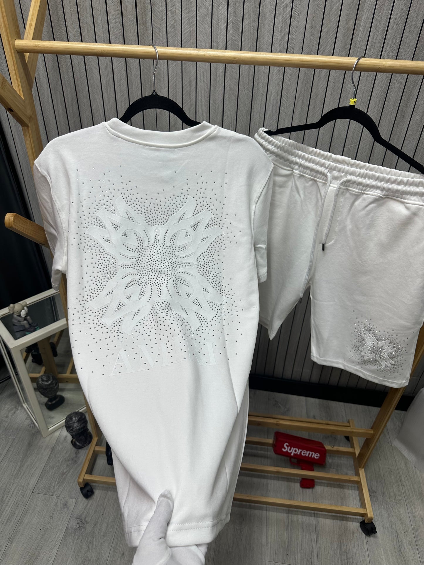 Compleu Barbat Shine Alb