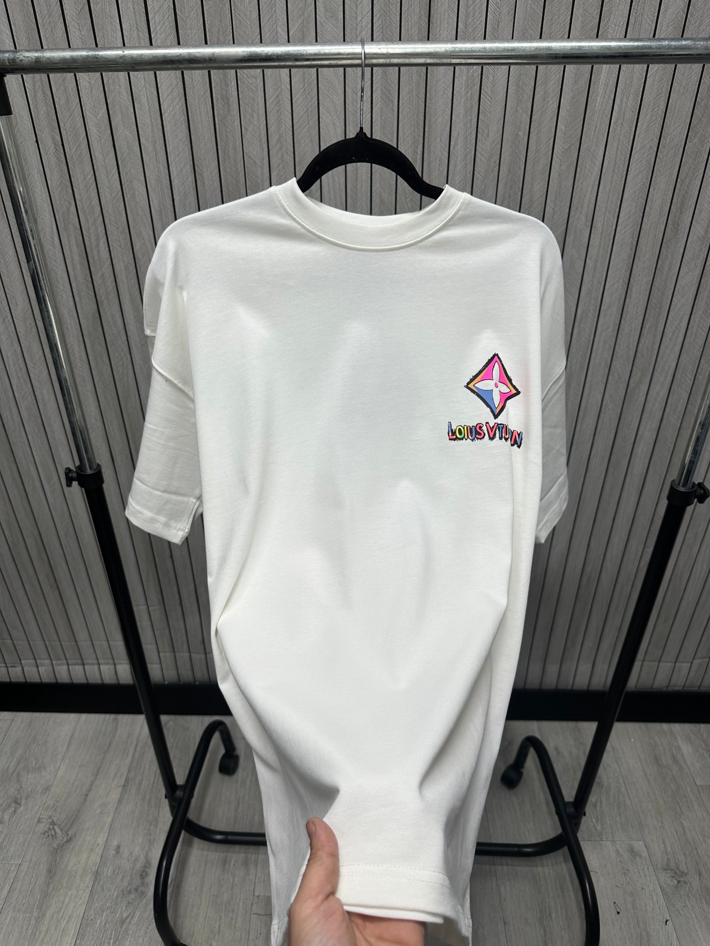 Tricou barbat OUIS Alb