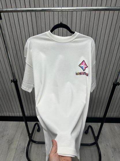 Tricou barbat OUIS Alb