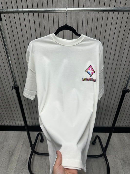 Tricou barbat OUIS Alb
