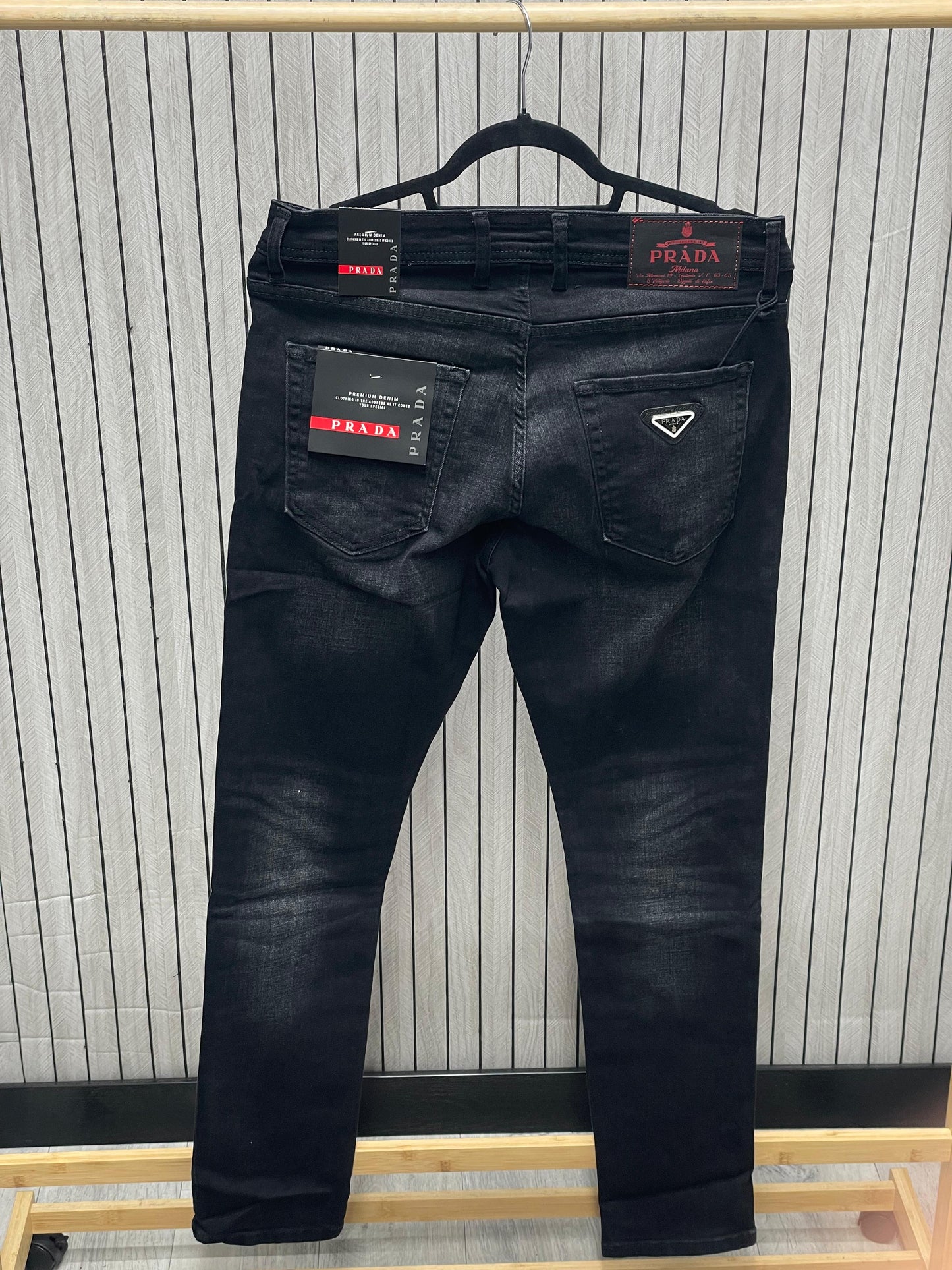 Blugi barbat PRS Negru
