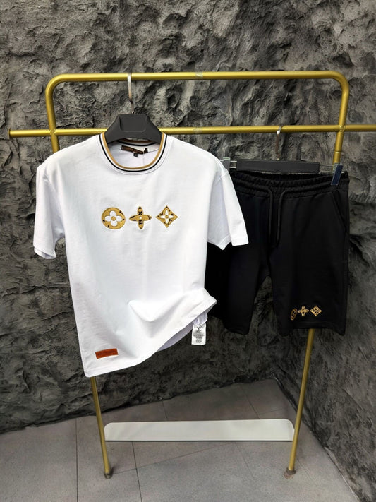 Compleu barbat LVS White Black