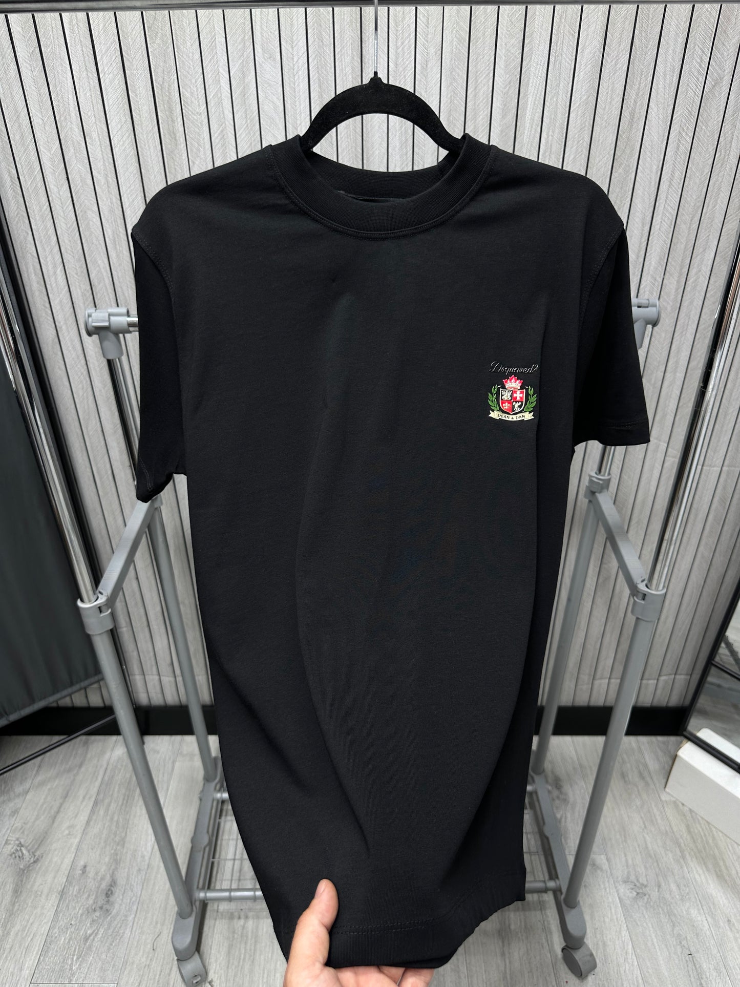 Tricou barbat DSQ Black Simple