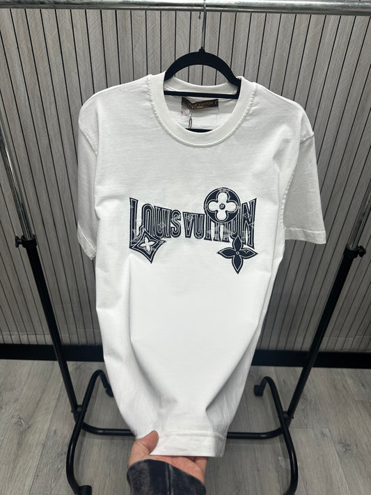 Tricou barbat Lous White