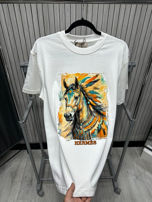 Tricou barbat HRS White