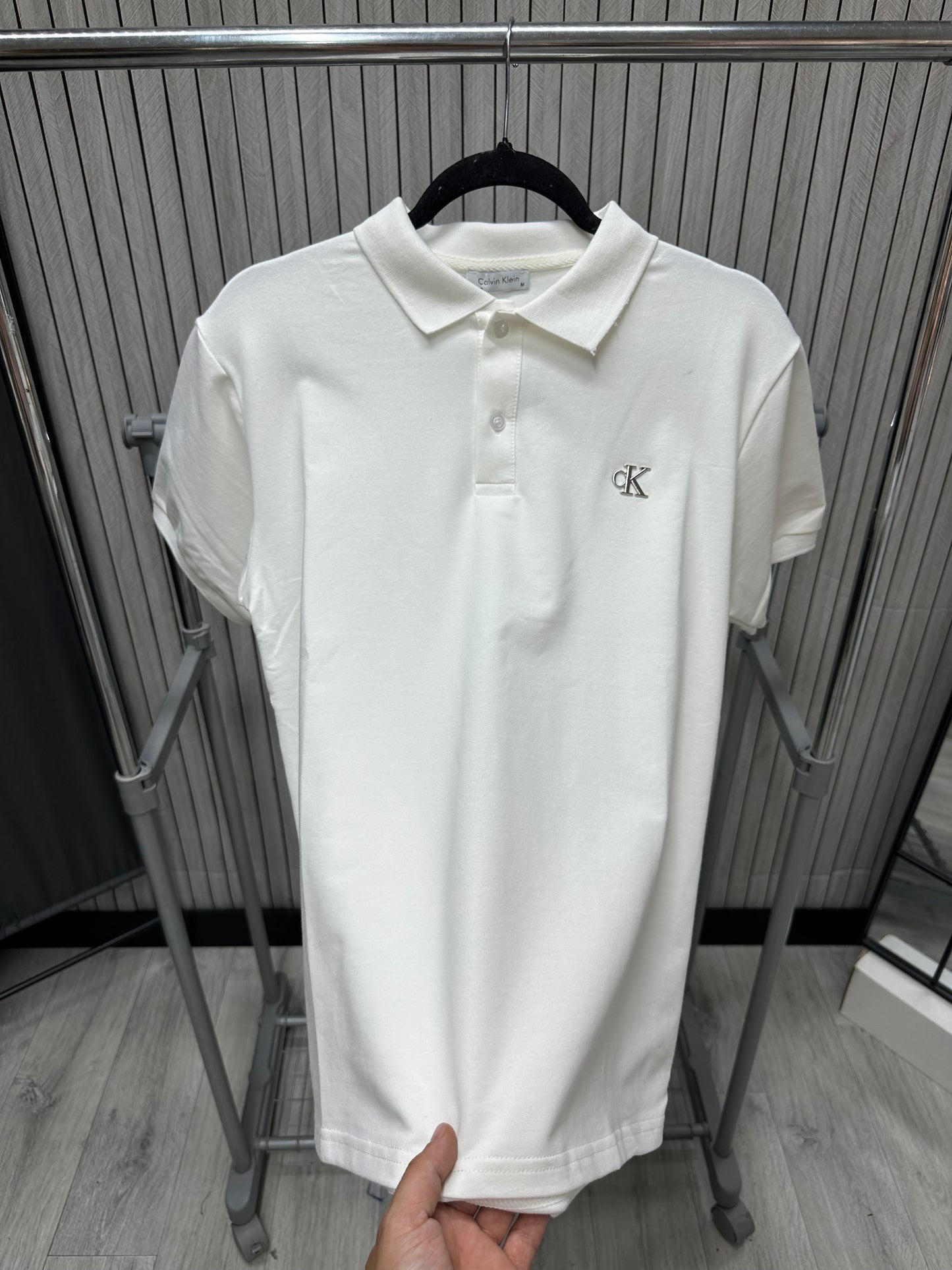 Tricou barbat CLV Casual Alb