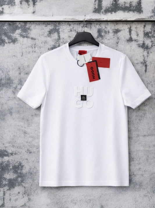 Tricou barbat H Alb