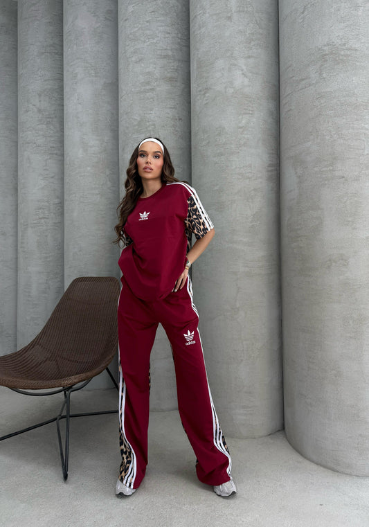 Compleu damă Animal Print Roșu