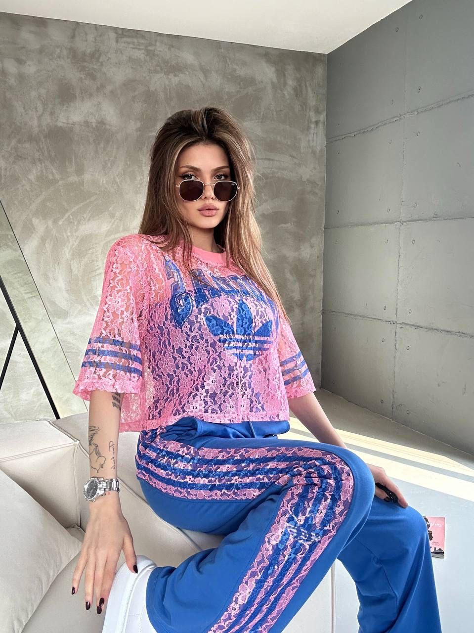 Compleu 3 piese Damă Floral Pinky