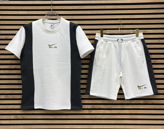 Compleu barbat AIR Alb Negru