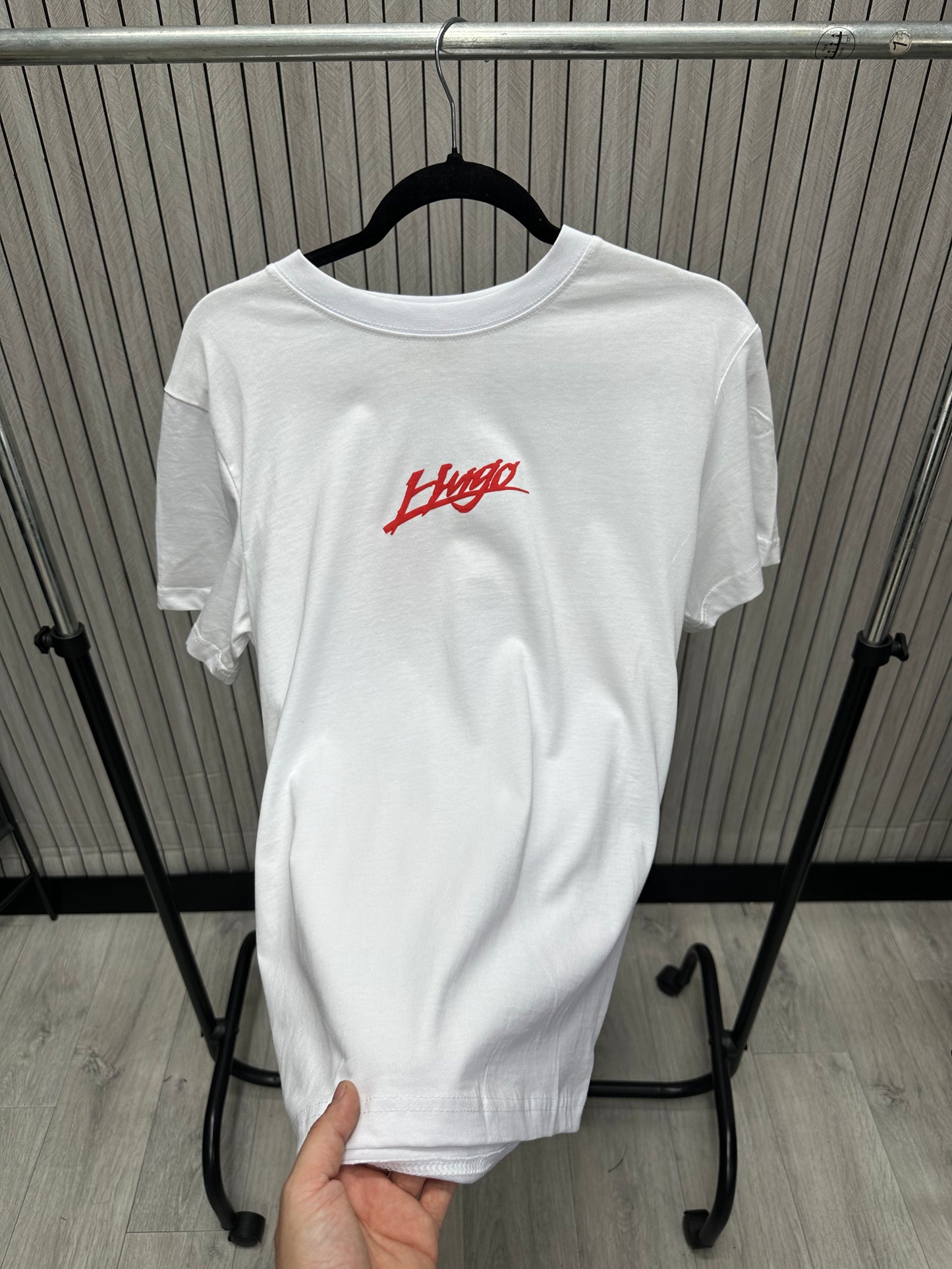 Tricou Barbat H Alb Rosu