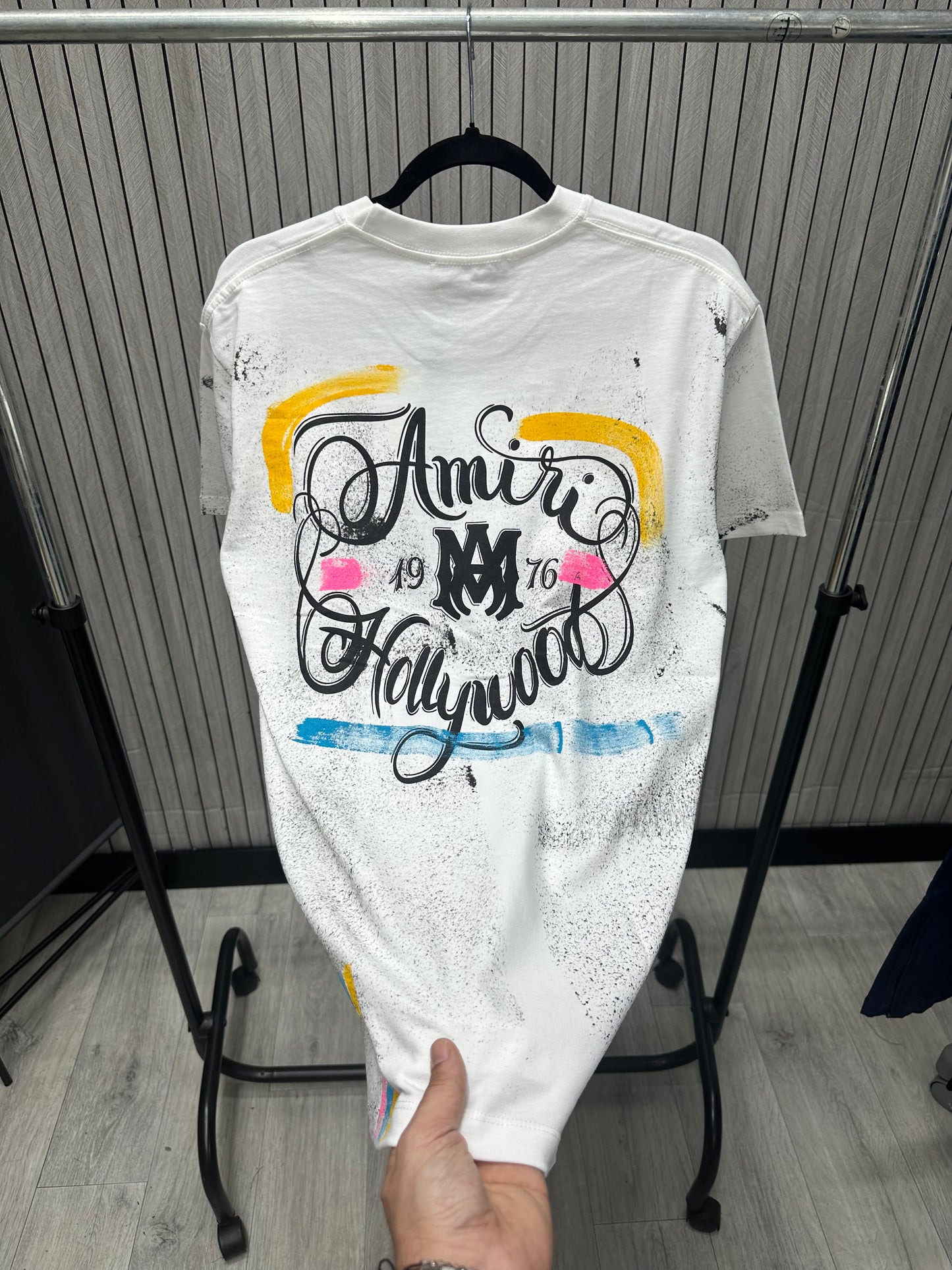 Tricou barbat Amr Alb