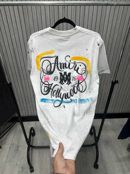 Tricou barbat Amr Alb