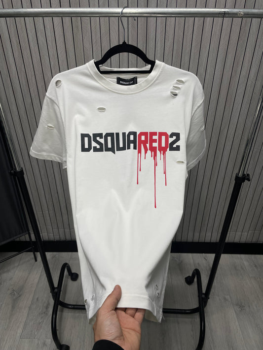 Tricou barbat RED2 Alb