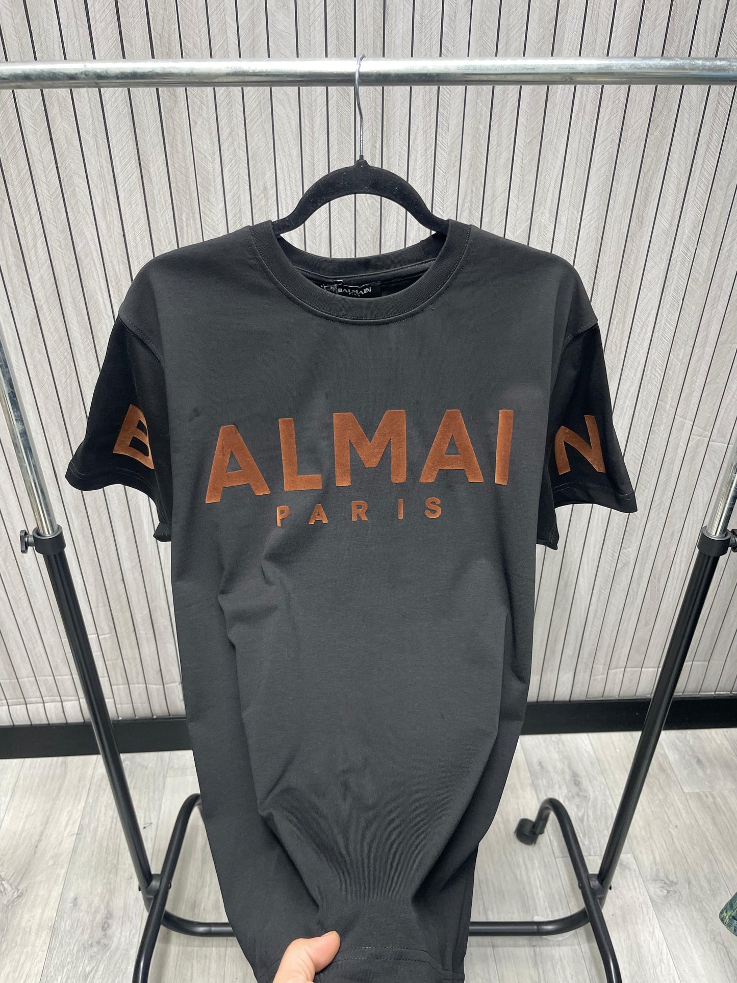 Tricou barbat BLM Black Brown