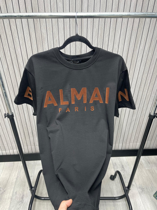 Tricou barbat BLM Black Brown