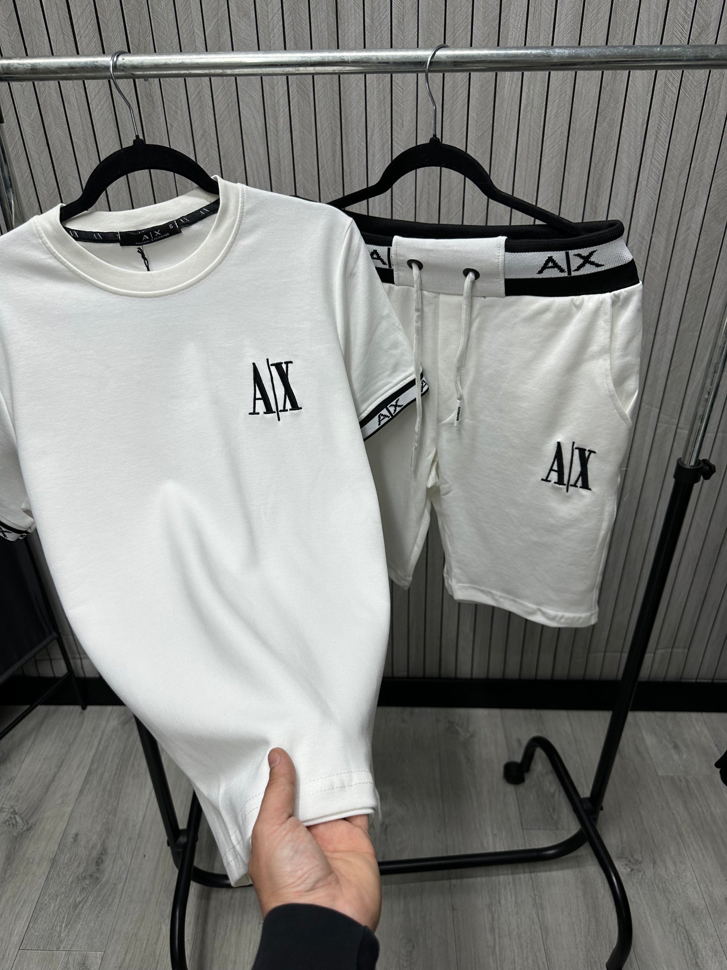 Compleu barbat AX Alb